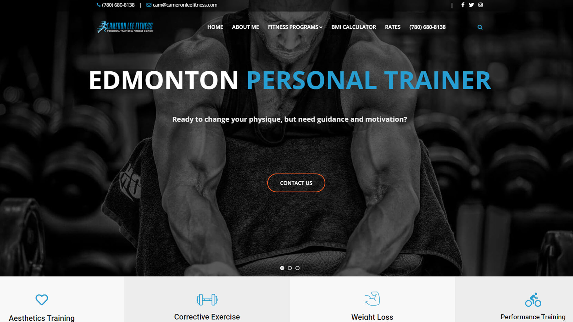 Site - Cameron Lee Fitness